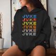 Jvke Colorful With Butterfly And Snake Vintage Retro Women Hoodie Gifts for Her