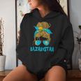 Kazakhstan For Girls Kazakhstan Flag For Kazakh Kapuzenpullover für Damen Geschenke für Sie