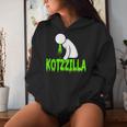 Kotzzilla Brechen Kotzen Beer Alcohol Pass Drunken Kapuzenpullover für Damen Geschenke für Sie