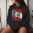 Libanon Flag Women's Children's Libanon Kapuzenpullover für Damen Geschenke für Sie