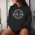 Mädchenwochenende Frauen We Are Trouble Girls Trip 2025 Kapuzenpullover für Damen Geschenke für Sie