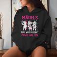 Mädels Egal Was Passiert Pegel Halten Girls' Evening Unicorn S Kapuzenpullover für Damen Geschenke für Sie