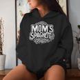 Mom's Spaghetti Mom Grandma Graphic Women Hoodie Gifts for Her