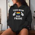 This Mum Has Pride Lgbt Gay Pride Parent Rainbow Flag Heart Women Hoodie Gifts for Her