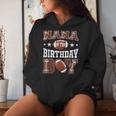 Nana Of The Birthday Boy Football Game Day Women Hoodie Gifts for Her