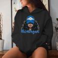 Niña Nicaragüense Bandera Nicaragua Orgullosa Nicaragüense Es Sudadera con capucha para mujer Regalos para ella