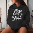 Nipote Della Sposa Festa Di Nozze Famiglia Sposa Doccia Sposo Felpa con cappuccio da donna Regalos para ella