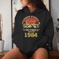 Oktober 1984 Männer Frauen 40 Geburtstag Limited Edition 40 Kapuzenpullover für Damen Geschenke für Sie