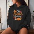One Thankful Grandma Autumn Fall Thanksgiving Pumpkin Women Hoodie Gifts for Her