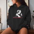Panda Yoga Namaste Spiritual Meditation Chakra Felpa con cappuccio da donna Regalos para ella