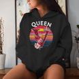 Queen Letter Nome Iniziale Leopard Print Lettera Alphapet Felpa con cappuccio da donna Regalos para ella