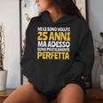 Regalo Femmina 25 Anni Divertente Compleanno Ragazza Donna Felpa con cappuccio da donna Regalos para ella