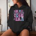 Retro Groovy In My Patient Care Technician Era Pct Nurse Cna Women Hoodie Gifts for Her