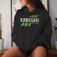 Retrointage Kawasaki Green City For Or Women Kapuzenpullover für Damen Geschenke für Sie