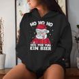 Santa Claus Beer Christmas Ho Ho Hol Mir Mal Ein Bier Kapuzenpullover für Damen Geschenke für Sie