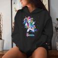 Sonia Nombre Personalizado Personalizado Rainbow Unicorn Dabbing Sudadera con capucha para mujer Regalos para ella