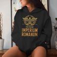 Spqr Roman Eagle Rome Empire Roman History Kapuzenpullover für Damen Geschenke für Sie