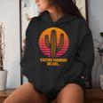 Suculentas Jardin Jardinero Flora Desierto Cactus Sudadera con capucha para mujer Regalos para ella