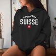 Suisse Switzerland Flag Women's Children's Switzerland Kapuzenpullover für Damen Geschenke für Sie