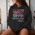 Have You Tried Turning It Off On Again Adenosine Heart Nurse Felpa con cappuccio da donna Regalos para ella