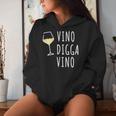 Vino Diggaino Wine Drinker Wine Alcohol Party Kapuzenpullover für Damen Geschenke für Sie