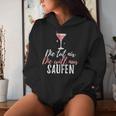 Women's Die Tut Nix Die Will Nur Saufen Girls' Strip Sauftour Kapuzenpullover für Damen Geschenke für Sie