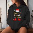 Women's Grandma Claus Matching Christmas Pyjamas Grandma Kapuzenpullover für Damen Geschenke für Sie