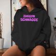 Women's With Zuggorschnägge Zuggorschnägge Motif Kapuzenpullover für Damen Geschenke für Sie