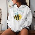 Bee Happy Donna Apicoltore Bambini Ape Miele Felpa con cappuccio da donna Regalos para ella