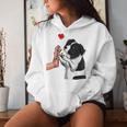 Border Collie Love Dogs Mama Female Kapuzenpullover für Damen Geschenke für Sie