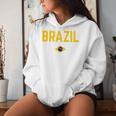 Brazil Flag Women's Children's Brazil Green Kapuzenpullover für Damen Geschenke für Sie