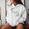 Bride To Be Addio Al Celibato Eucalipto Greenery Sposa Felpa con cappuccio da donna Regalos para ella
