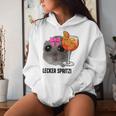 Delicious Spritzi X Sad Hamster Meme Girl Hallöchen Aperölchen Kapuzenpullover für Damen Geschenke für Sie