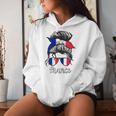 French Girls France Fille Française France French Flag Kapuzenpullover für Damen Geschenke für Sie