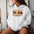 Horse Riding Desert Freedom Kapuzenpullover für Damen Geschenke für Sie