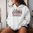 Impegnata Ad Allevare Giocatori Di Baseball La Mamma Del Maglia Con Maniche Raglan Felpa con cappuccio da donna Regalos para ella