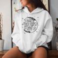 La Luna E Il Sole Mystical Boho Style Felpa con cappuccio da donna Regalos para ella