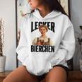 Lecker Bierchen Women's Kapuzenpullover für Damen Geschenke für Sie