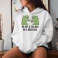 Be Not A Tea-Rex Be A Beer-Rex Beer Dinosaur Beer Rex Kapuzenpullover für Damen Geschenke für Sie