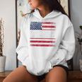 Proud To Be An American 4Th Of July Usa Flag Patriotic Women Hoodie Gifts for Her