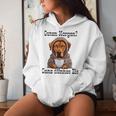 Rhodesian Ridgeback Hund Guten Morgen Ganz Dünne Eis Women's Kapuzenpullover für Damen Geschenke für Sie