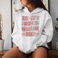 In My Second Grade Era Cute Groovy 2Nd Grade Back To School Women Hoodie Gifts for Her