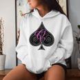 Women's Queen Of Spades Hot Wife Swinger Kapuzenpullover für Damen Geschenke für Sie