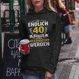 40 Jahre Mann Woman 40Th Birthday Finally 40 S Kapuzenpullover für Damen Lustige Geschenke