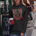 Amapolas Rojas Ucrania Lindo Floral Ucraniayshyvanka Estilo Sudadera con capucha para mujer Regalos divertidos