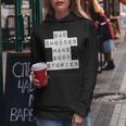 Bad Choices Make Good Stories Divertente Detto Sarcastico Felpa con cappuccio da donna Regalos divertidos