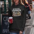 Betreutes Trinken Alpaca Motto Beer Drinking Kapuzenpullover für Damen Lustige Geschenke