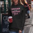 Brother Of The Birthday Pink Girl Matching Family Women Hoodie Personalized Gifts