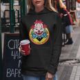 Class Clown Wrangler Teacher Squad Ritorno A Scuola Felpa con cappuccio da donna Regalos divertidos