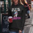 Die Tut Nix Die Will Nur Saufen Unicorn Saying Women's Kapuzenpullover für Damen Lustige Geschenke